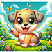 Playful Puppy Paint By Diamonds Kits