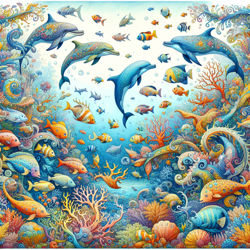 Joyful Undersea Adventure Paint By Diamond