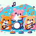 Hilarious Hamster Band Painting By Diamonds Kit