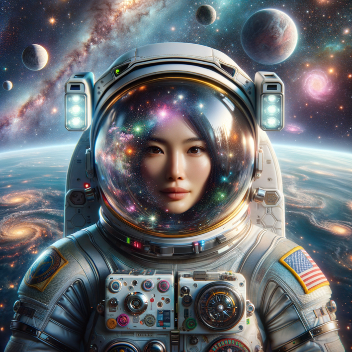 Space Explorer Astronaut 5D DIY Paint By Diamond Kit