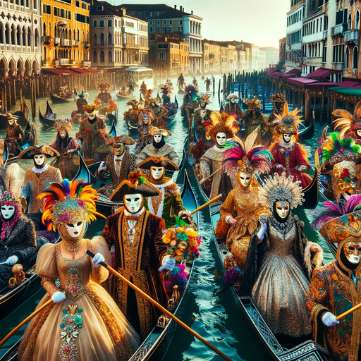 The Venice Carnival - Italy Diamond Painting