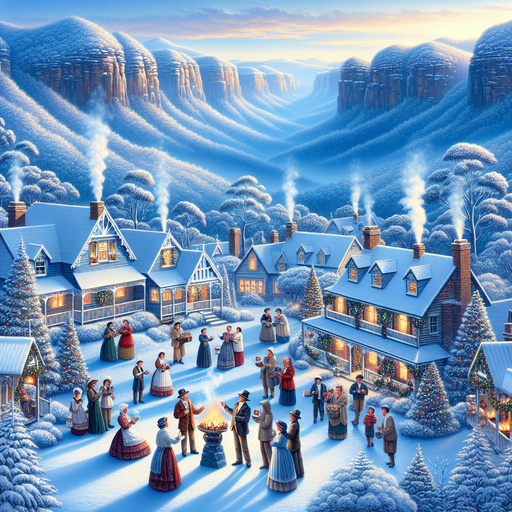 Yulefest - Blue Mountains Paint By Diamond