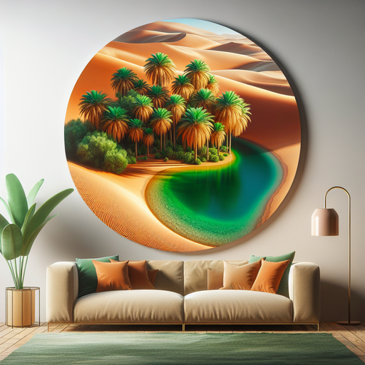 Charming Desert Oasis Diamonded Painting Kits