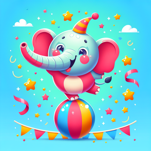 Silly Elephant Painting By Diamonds Kit