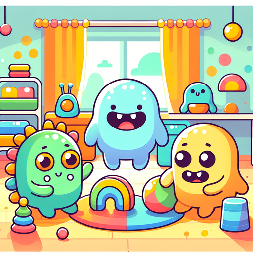 Friendly Monster Meet-Up Paint By Diamonds Art