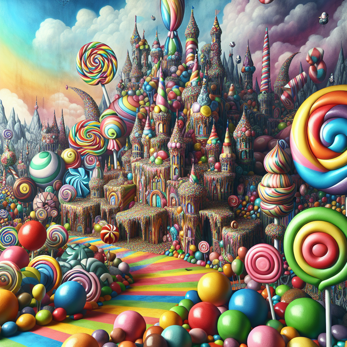 Adventures In Candyland Paint By Diamonds Kits