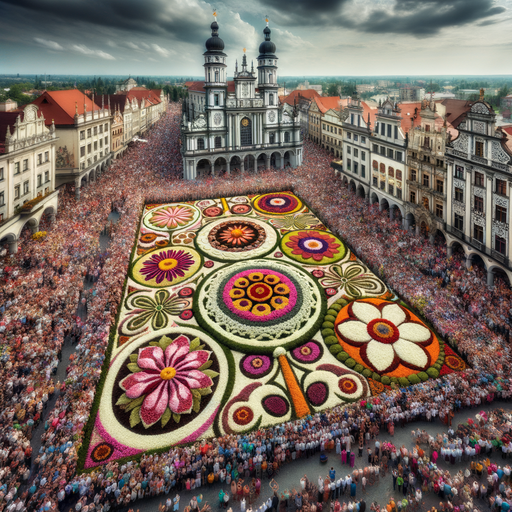 Flower Carpet Festival Diamonded Painting Kits