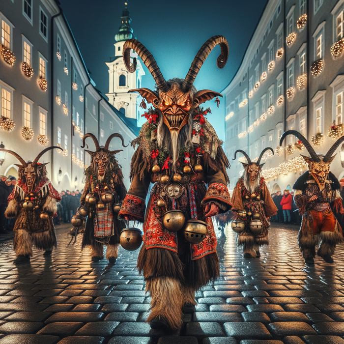 Krampusnacht - Salzburg Paint By Color