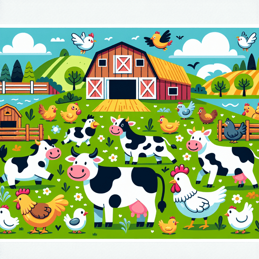 Farmyard Fun And Learning Painting By Diamonds Kit