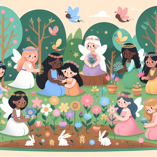 Forest Fairies' Secret Garden DIY Paint By Diamonds