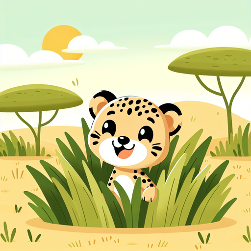 Curious Cheetah Cub Paint By Diamonds