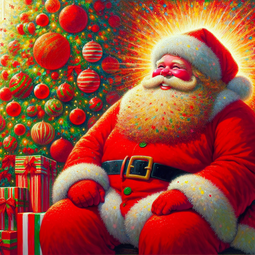 Jolly Santa Delight Paint By Diamonds Art