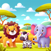 Happy Safari Adventures Paint By Diamonds