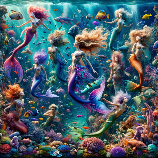 Mystical Mermaid Lagoon Paint By Diamonds Art