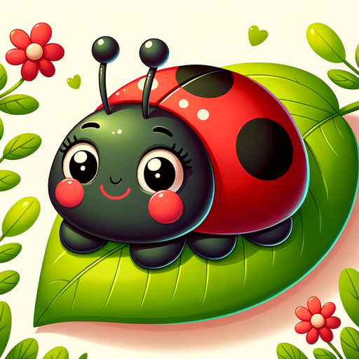 Lovely Ladybug Paint By Color