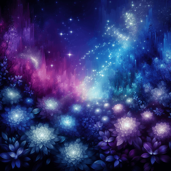 Enchanting Night Garden Paint By Color