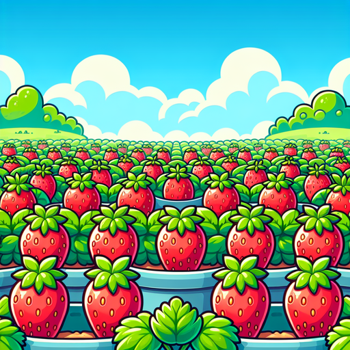 Sweet Strawberry Fields Diamond Painting