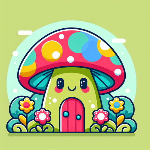 Magical Mushroom House Diamond Painting