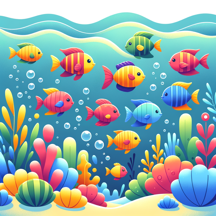 Fantastic Fish Friends Painting Diamond Kit