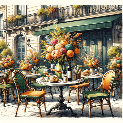 Charming French Bistro Paint By Diamonds