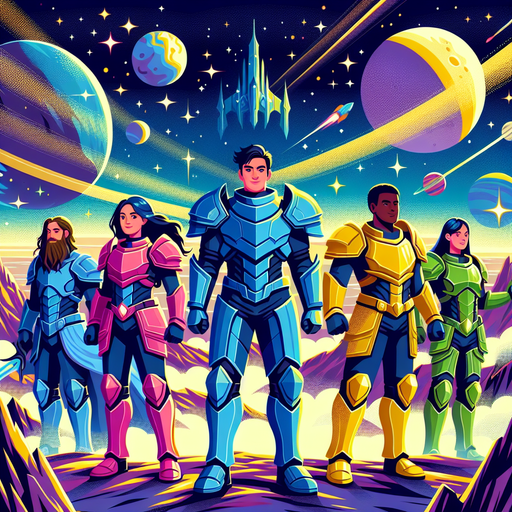 Galactic Knights Adventure Paint By Diamond