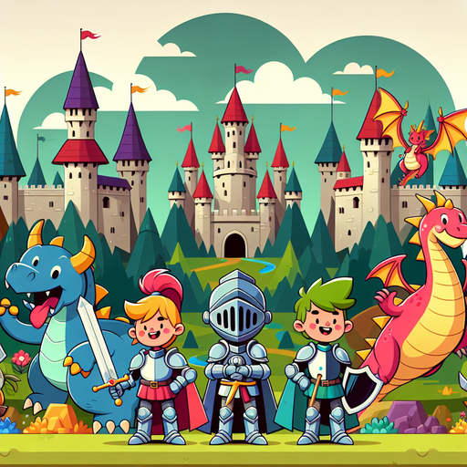 Fantasy Kingdom Adventures Painting Diamond Kit