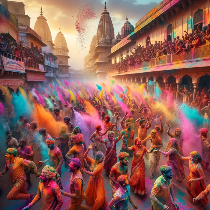 Holi - Vrindavan DIY Paint By Diamonds