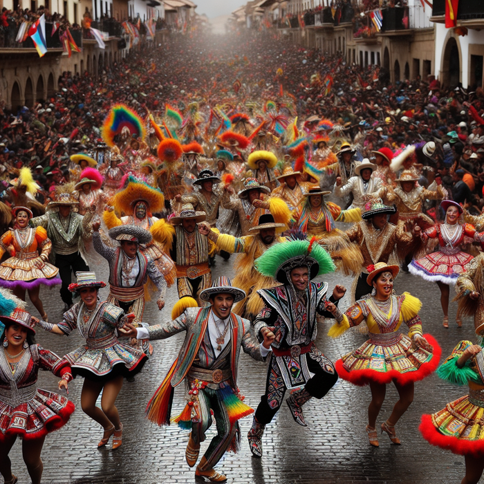 La Fiesta De La Virgen Del Socavón Diamond Painting