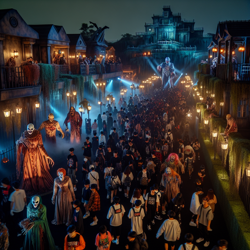 Halloween Horror Nights - Universal Studios Paint By Diamonds Art