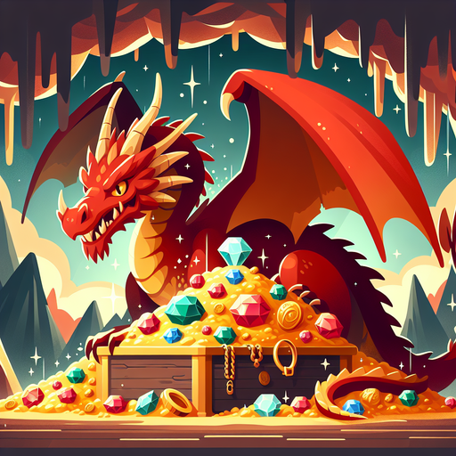 Dragon's Treasure Trove Paint By Diamonds Art