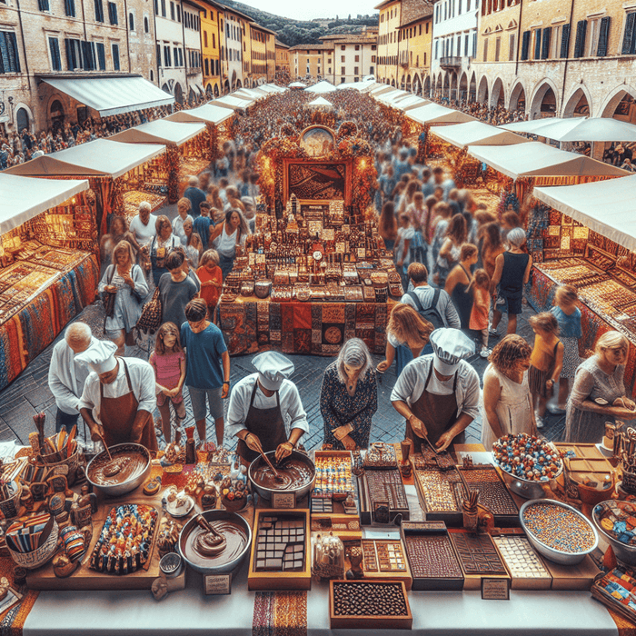 Perugia Chocolate Festival DIY Paint By Diamonds