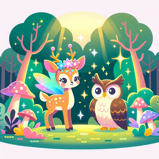 Mystical Forest Guardians Diamond Painting