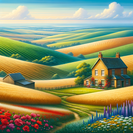 Countryside Serenity Paint By Diamonds