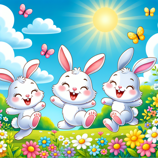 Bouncy Bunny Bash Paint By Color