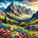 Adventurous Mountain Trails Painting By Diamonds Kit