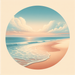 Tranquil Beach Serenity Painting By Diamonds Kit
