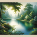 Tranquil Lakeside Escape Paint By Diamonds Kits