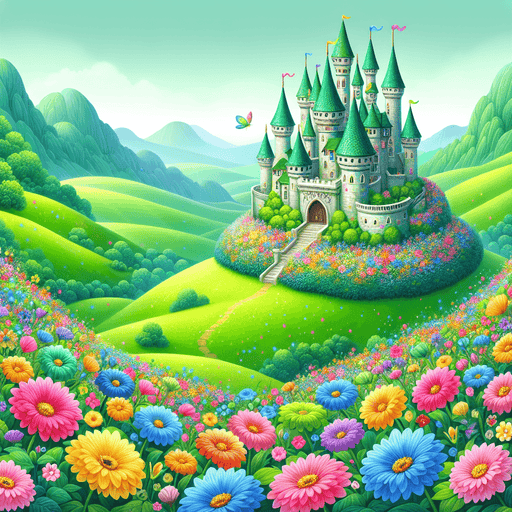 Enchanting Castle Paint By Diamonds Kits
