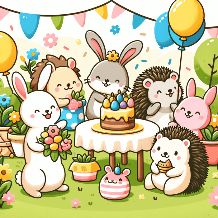 Garden Party Pals Paint By Diamond
