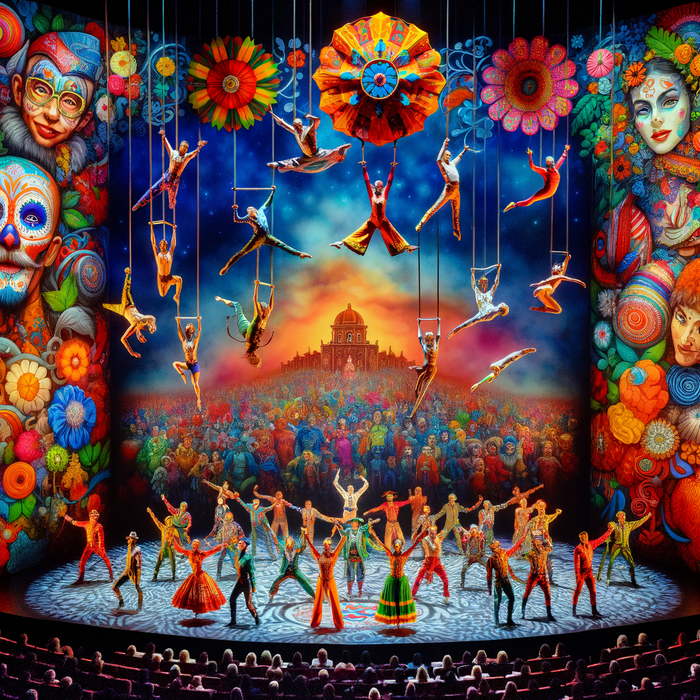 Luzia - Cirque Du Soleil - Various Locations Painting By Diamonds Kit