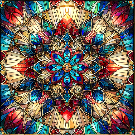 Gorgeous Stained Glass Window Diamonded Painting Kits