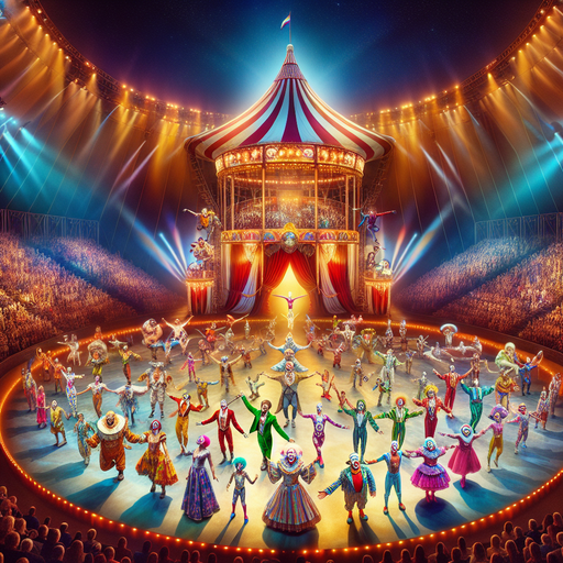 International Circus Festival - Monte-Carlo Paint By Color