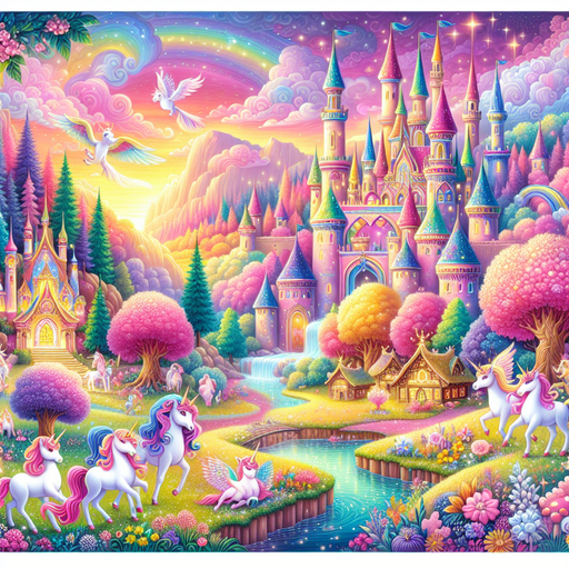 Charming Fairy Tale Painting Diamond Kit