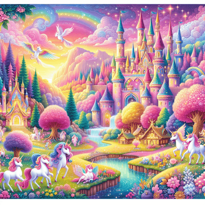 Charming Fairy Tale Painting Diamond Kit