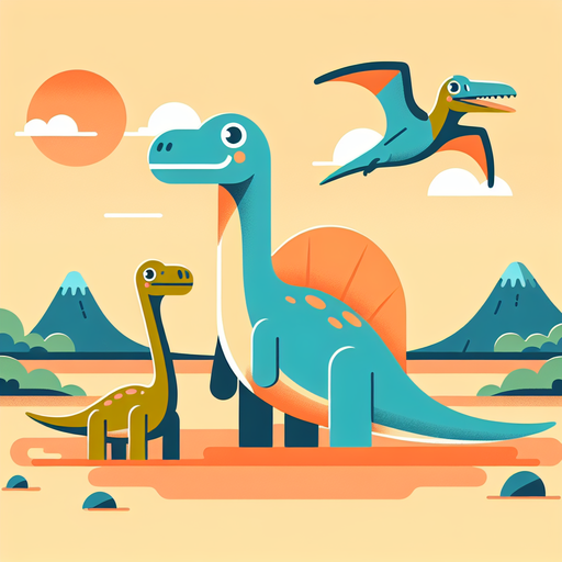 Friendly Dinosaur Encounter Painting Diamond Kit