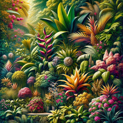 Tropical Vibes Paint By Diamonds Art