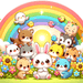 Rainbow Friends Adventure Painting Diamond Kit