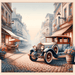 Charming Vintage Car Diamonded Painting Kits