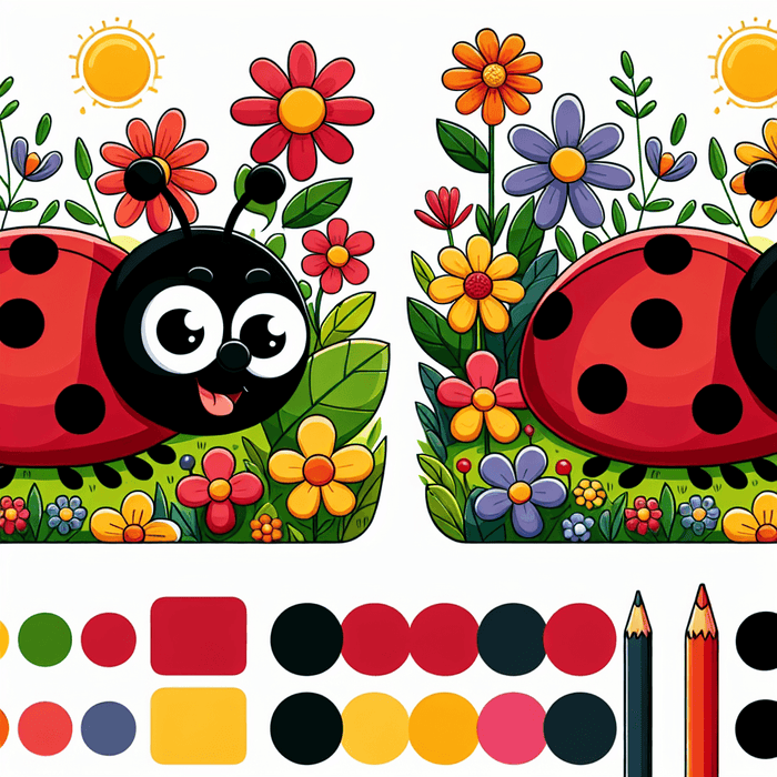 Lovely Ladybug's Garden Diamond Painting