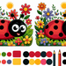 Lovely Ladybug's Garden Diamond Painting